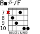 Bm75-/F for guitar - option 6
