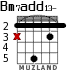 Bm7add13- for guitar - option 2