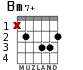 Bm7+ for guitar - option 2