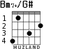 Bm7+/G# for guitar - option 2