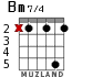 Bm7/4 for guitar - option 2