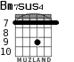 Bm7sus4 for guitar - option 6