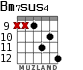 Bm7sus4 for guitar - option 7