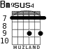Bm9sus4 for guitar - option 8