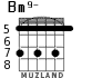 Bm9- for guitar - option 4