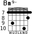 Bm9- for guitar - option 6