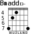 Bmadd13- for guitar - option 5
