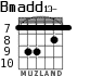 Bmadd13- for guitar - option 7