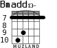 Bmadd13- for guitar - option 8