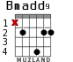 Bmadd9 for guitar - option 1
