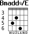Bmadd9/E for guitar - option 3