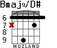 Bmaj9/D# for guitar - option 2