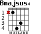 Bmajsus4 for guitar - option 2