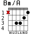 Bm/A for guitar - option 2