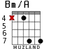Bm/A for guitar - option 4