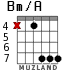 Bm/A for guitar - option 6