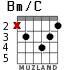 Bm/C for guitar