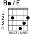 Bm/E for guitar - option 1