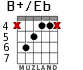 B+/Eb for guitar - option 3