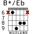 B+/Eb for guitar - option 6