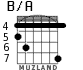 B/A for guitar - option 3