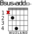 Bsus4add13- for guitar - option 2