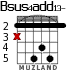 Bsus4add13- for guitar - option 3