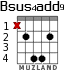Bsus4add9 for guitar - option 2