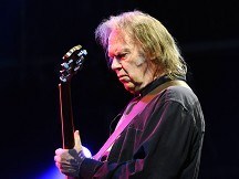 Neil Young gets extreme close-up