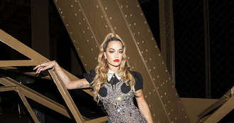 Rita Ora dazzles as she belts out hits from top of the Eiffel Tower