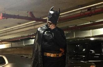 Tinie Tempah dressed up as Batman for Capital FM's Monster Mashup