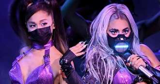 MTV VMAs 2020: Lady Gaga and Ariana Grande mask up for futuristic performance