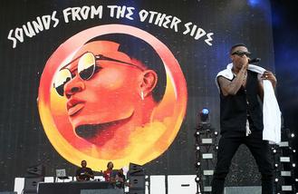 Tinie Tempah joins Wizkid on stage at Wireless