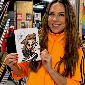 Mel C and Ian McKellen Doodle for Epilepsy Action