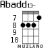 Abadd13- for ukulele - option 5