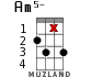Am5- for ukulele - option 11