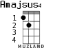 Amajsus4 for ukulele - option 1