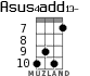 Asus4add13- for ukulele - option 3