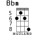 Bbm for ukulele - option 5