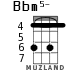 Bbm5- for ukulele - option 6