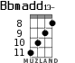 Bbmadd13- for ukulele - option 3