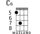C6 for ukulele - option 6