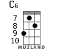 C6 for ukulele - option 8