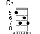 C7 for ukulele - option 4