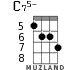C75- for ukulele - option 2