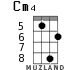 Cm4 for ukulele - option 3