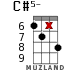 C#5- for ukulele - option 11