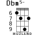 Dbm5- for ukulele - option 6
