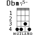 Dbm75- for ukulele - option 2