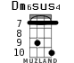 Dm6sus4 for ukulele - option 5